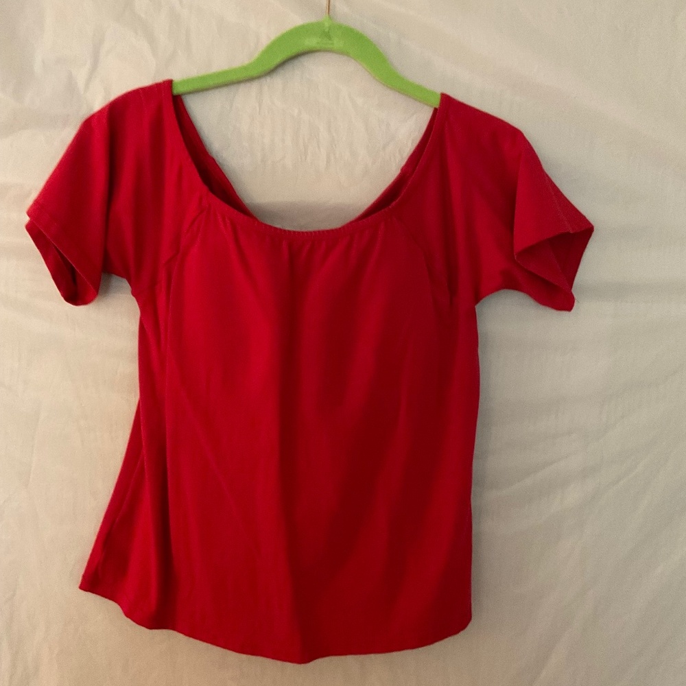 slightly used crop top with built-in bra size 36D
